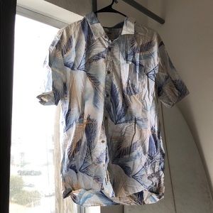 vans Hawaiian button up t shirt